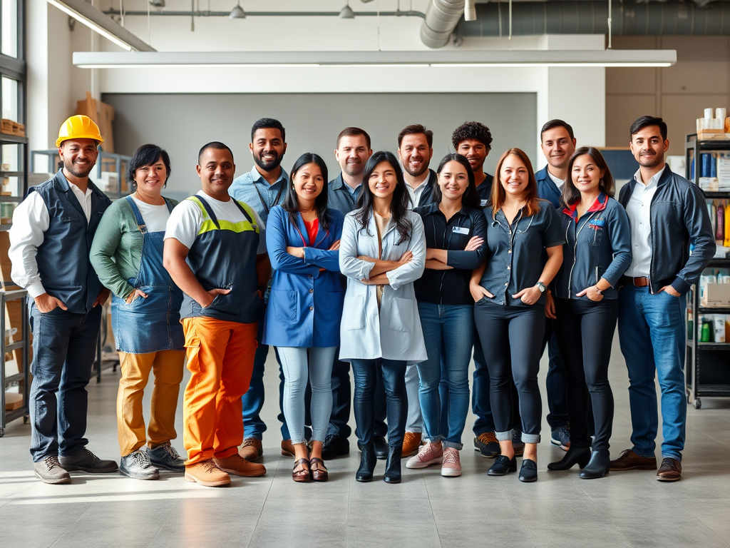 Diverse Group of Workers